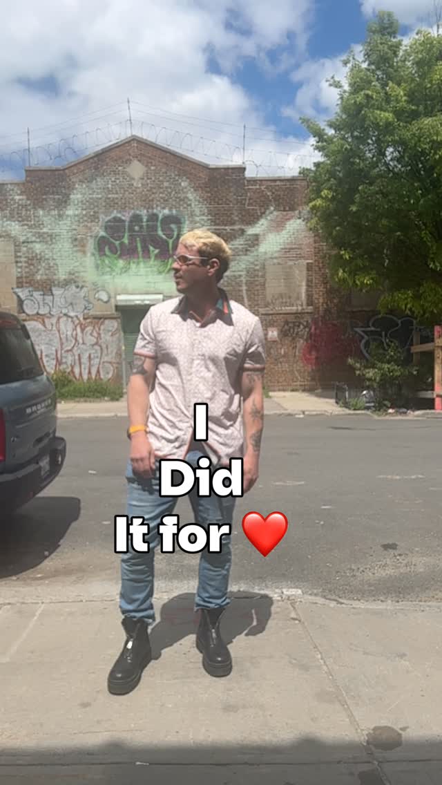 I Did It For Love