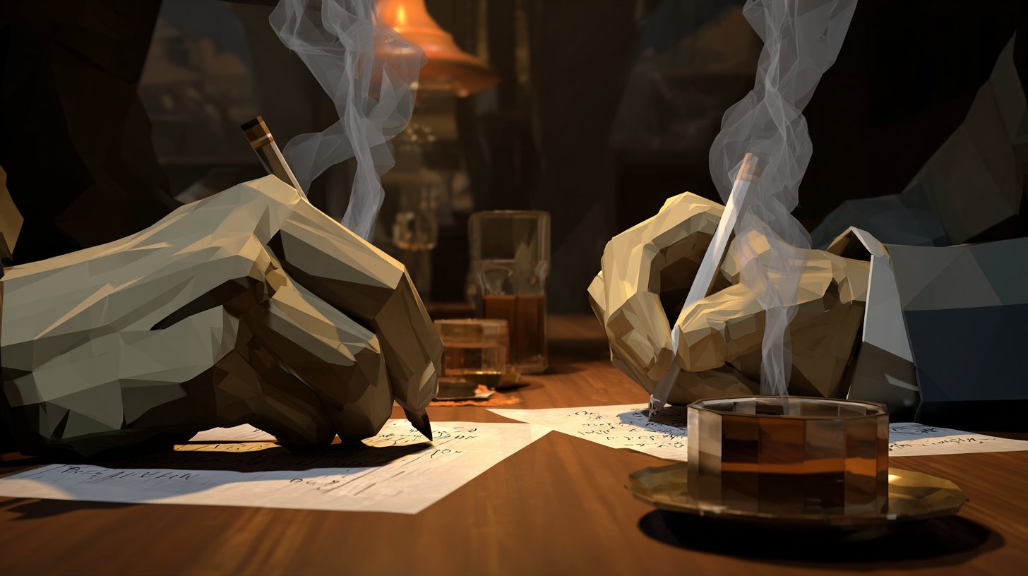 Bo Knows still — stylized hands writing, close up